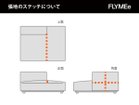 【マスターウォール/MASTERWAL / GOODS】のCOMPOSIT SYSTEM SOFA / コンポジット システムソファ ペニンシュラアームレス130 人気、トレンドファッション・服の通販 founy(ファニー) クッション Cushion フラット Flat リラックス Relax ホーム・キャンプ・アウトドア・お取り寄せ Home,Garden,Outdoor,Camping Gear 家具・インテリア Furniture ソファー Sofa thumbnail 張地にレザーをご選択の場合、上図の点線の位置にステッチが入ります。|ID: prp329100004083713 ipo3291000000027619567