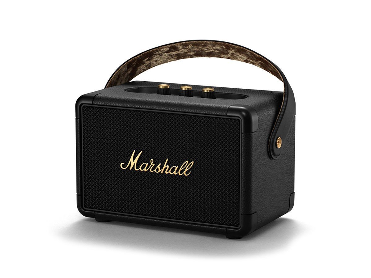 【マーシャル/Marshall / GOODS】のKILBURN II / キルバーン 2 ワイヤレススピーカー インテリア・キッズ・メンズ・レディースファッション・服の通販 founy(ファニー) 　コンパクト　Compact　送料無料　Free Shipping　ホーム・キャンプ・アウトドア・お取り寄せ　Home,Garden,Outdoor,Camping Gear　家具・インテリア　Furniture　その他 インテリア雑貨、家具　Furniture, Interior, Others　ブラック&ブラス|ID: prp329100004093891 ipo3291000000027747056