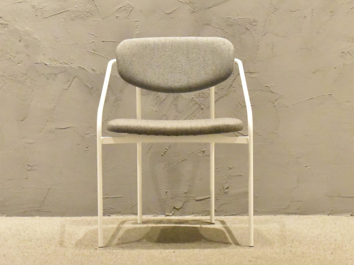 【杉山製作所/Sugiyama Seisakusho / GOODS】のCrank Side Chair / クランク サイドチェア インテリア・キッズ・メンズ・レディースファッション・服の通販 founy(ファニー) 　送料無料　Free Shipping　キャップ　Cap　フレーム　Flame　ワーク　Work　ホーム・キャンプ・アウトドア・お取り寄せ　Home,Garden,Outdoor,Camping Gear　家具・インテリア　Furniture　チェア・椅子　Chair　ダイニングチェア　Dining Chair　張地:トラッド TR2002(Aランク)、フレームサンドホワイト|ID: prp329100004115003 ipo3291000000028035253