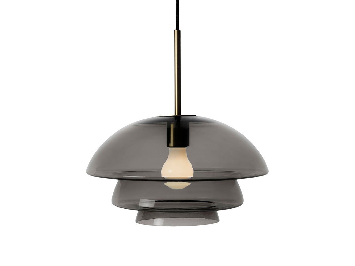 【ハーデラン/Hadeland / GOODS】のArchive Pendant Lamp 4006 Large / アーカイヴ ペンダントランプ 4006 ラージ インテリア・キッズ・メンズ・レディースファッション・服の通販 founy(ファニー) 　送料無料　Free Shipping　おすすめ　Recommend　ガラス　Glass　シェイプ　Shape　ハンド　Hand　ホーム・キャンプ・アウトドア・お取り寄せ　Home,Garden,Outdoor,Camping Gear　家具・インテリア　Furniture　ライト・照明　Lighting & Light Fixtures　ペンダントライト　Pendant Light　グレー|ID: prp329100004139589 ipo3291000000028371096