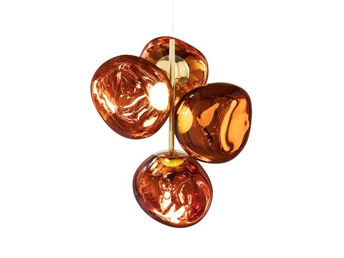 【トム ディクソン/Tom Dixon / GOODS】のMelt Mini Chandelier / メルト ミニ シャンデリア インテリア・キッズ・メンズ・レディースファッション・服の通販 founy(ファニー) https://founy.com/ 送料無料 Free Shipping ガラス Glass コレクション Collection コンパクト Compact ハンド Hand ホーム・キャンプ・アウトドア・お取り寄せ Home,Garden,Outdoor,Camping Gear 家具・インテリア Furniture ライト・照明 Lighting & Light Fixtures シャンデリア Chandelier |ID: prp329100004141490 ipo3291000000028426349