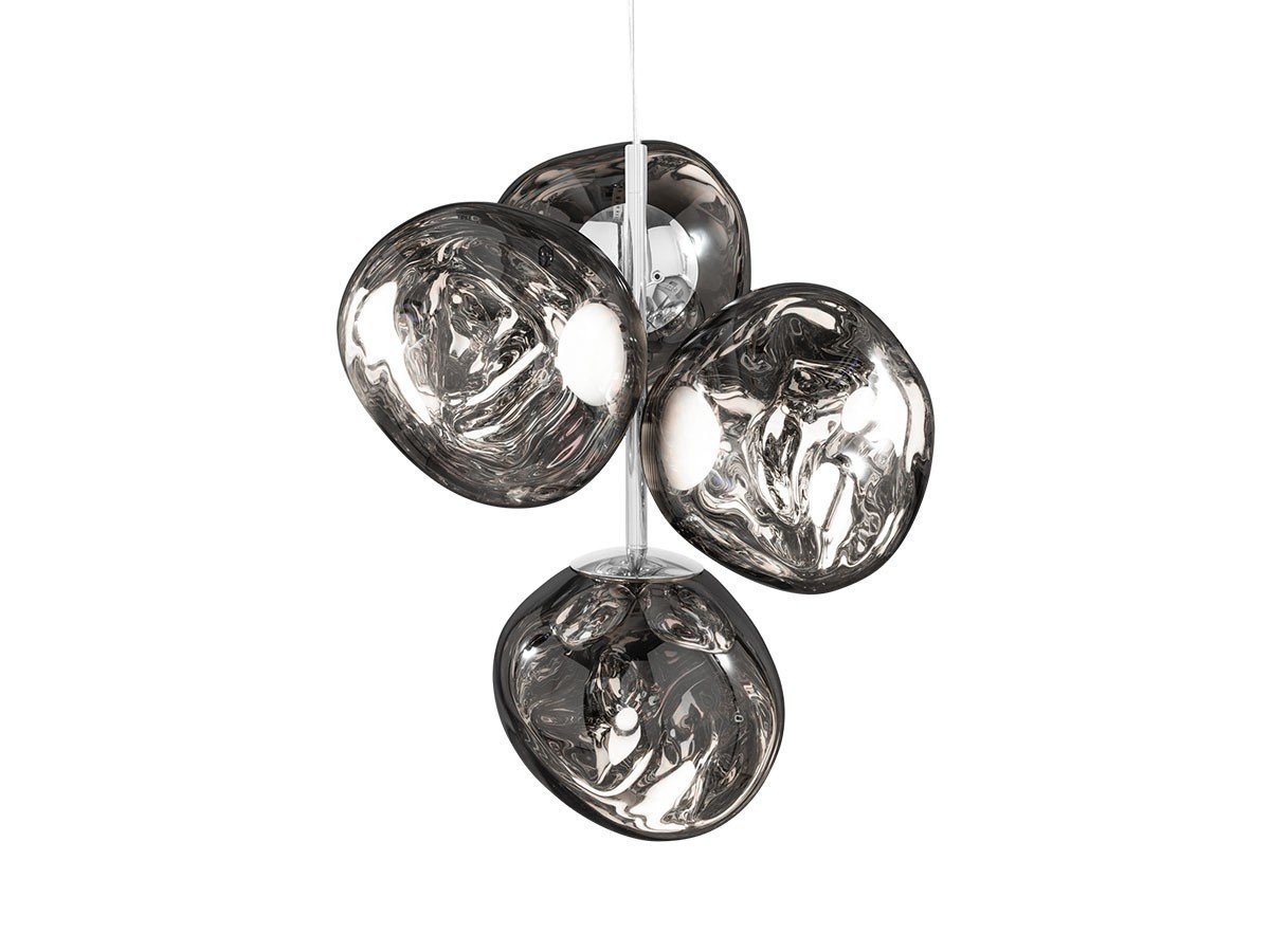 【トム ディクソン/Tom Dixon / GOODS】のMelt Mini Chandelier / メルト ミニ シャンデリア インテリア・キッズ・メンズ・レディースファッション・服の通販 founy(ファニー) 　送料無料　Free Shipping　ガラス　Glass　コレクション　Collection　コンパクト　Compact　ハンド　Hand　ホーム・キャンプ・アウトドア・お取り寄せ　Home,Garden,Outdoor,Camping Gear　家具・インテリア　Furniture　ライト・照明　Lighting & Light Fixtures　シャンデリア　Chandelier　クローム|ID: prp329100004141490 ipo3291000000028426352