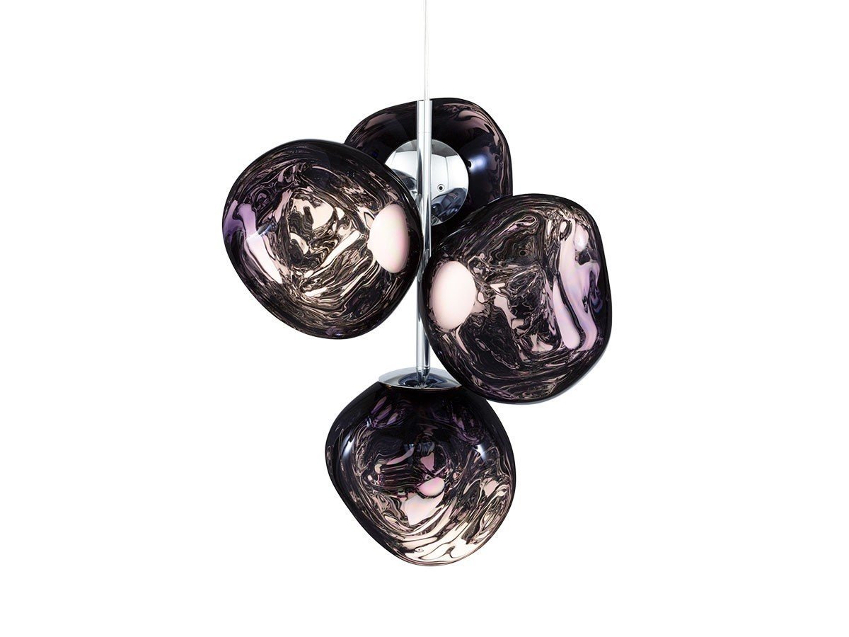 【トム ディクソン/Tom Dixon / GOODS】のMelt Mini Chandelier / メルト ミニ シャンデリア インテリア・キッズ・メンズ・レディースファッション・服の通販 founy(ファニー) 　送料無料　Free Shipping　ガラス　Glass　コレクション　Collection　コンパクト　Compact　ハンド　Hand　ホーム・キャンプ・アウトドア・お取り寄せ　Home,Garden,Outdoor,Camping Gear　家具・インテリア　Furniture　ライト・照明　Lighting & Light Fixtures　シャンデリア　Chandelier　スモーク|ID: prp329100004141490 ipo3291000000028426356