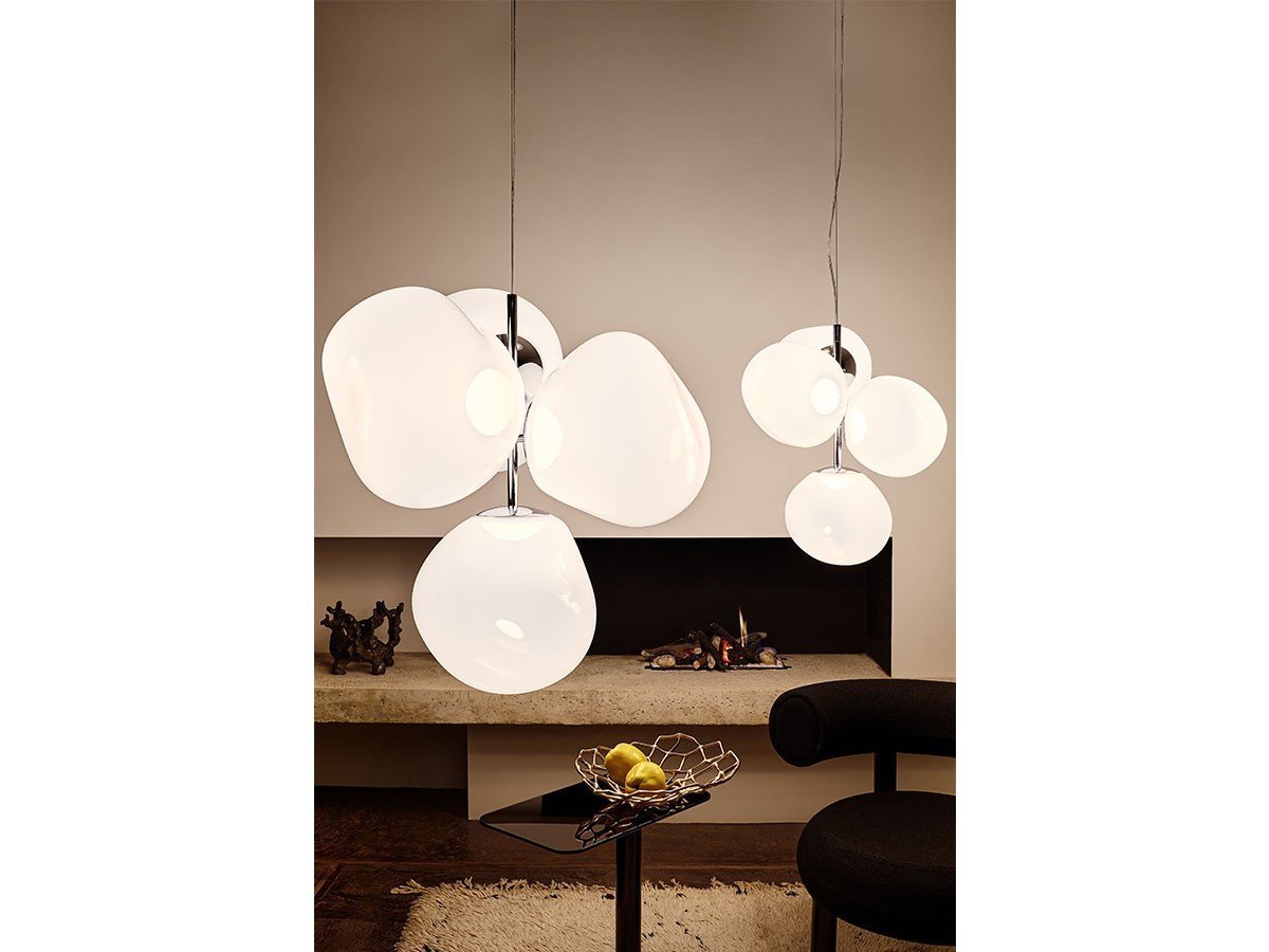 【トム ディクソン/Tom Dixon / GOODS】のMelt Mini Chandelier / メルト ミニ シャンデリア インテリア・キッズ・メンズ・レディースファッション・服の通販 founy(ファニー) 　送料無料　Free Shipping　ガラス　Glass　コレクション　Collection　コンパクト　Compact　ハンド　Hand　ホーム・キャンプ・アウトドア・お取り寄せ　Home,Garden,Outdoor,Camping Gear　家具・インテリア　Furniture　ライト・照明　Lighting & Light Fixtures　シャンデリア　Chandelier　参考イメージ|ID: prp329100004141490 ipo3291000000028426389