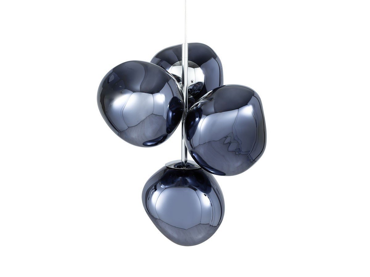 【トム ディクソン/Tom Dixon / GOODS】のMelt Mini Chandelier / メルト ミニ シャンデリア インテリア・キッズ・メンズ・レディースファッション・服の通販 founy(ファニー) 　送料無料　Free Shipping　ガラス　Glass　コレクション　Collection　コンパクト　Compact　ハンド　Hand　ホーム・キャンプ・アウトドア・お取り寄せ　Home,Garden,Outdoor,Camping Gear　家具・インテリア　Furniture　ライト・照明　Lighting & Light Fixtures　シャンデリア　Chandelier　スモーク(消灯時)|ID: prp329100004141490 ipo3291000000028426404