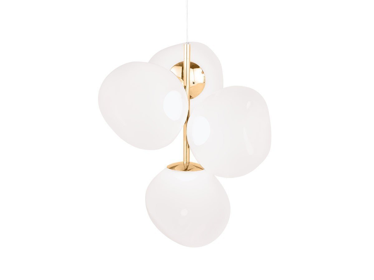 【トム ディクソン/Tom Dixon / GOODS】のMelt Mini Chandelier / メルト ミニ シャンデリア インテリア・キッズ・メンズ・レディースファッション・服の通販 founy(ファニー) 　送料無料　Free Shipping　ガラス　Glass　コレクション　Collection　コンパクト　Compact　ハンド　Hand　ホーム・キャンプ・アウトドア・お取り寄せ　Home,Garden,Outdoor,Camping Gear　家具・インテリア　Furniture　ライト・照明　Lighting & Light Fixtures　シャンデリア　Chandelier　オパール(消灯時)|ID: prp329100004141490 ipo3291000000028426405