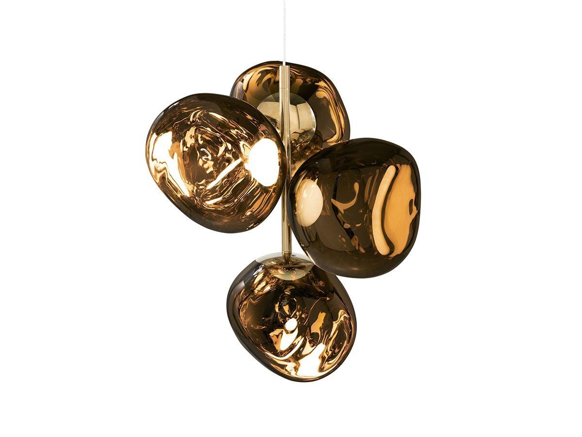 【トム ディクソン/Tom Dixon / GOODS】のMelt Mini Chandelier / メルト ミニ シャンデリア インテリア・キッズ・メンズ・レディースファッション・服の通販 founy(ファニー) 送料無料 Free Shipping ガラス Glass, Glassware コレクション Collection, Seasonal Line コンパクト Compact, Small Size ハンド Hand, Handmade ホーム・キャンプ・アウトドア・お取り寄せ Home Living / Home & Lifestyle / Camping Gear / Outdoor Camping 家具・インテリア Home Furniture & Interior. Stylish & Functional Living Spaces ライト・照明 Lamps & Lighting Fixtures シャンデリア・クリスタル照明 Chandelier / Crystal Ceiling Light ブロンズ|ID: prp329100004141490 ipo3291000000033604494