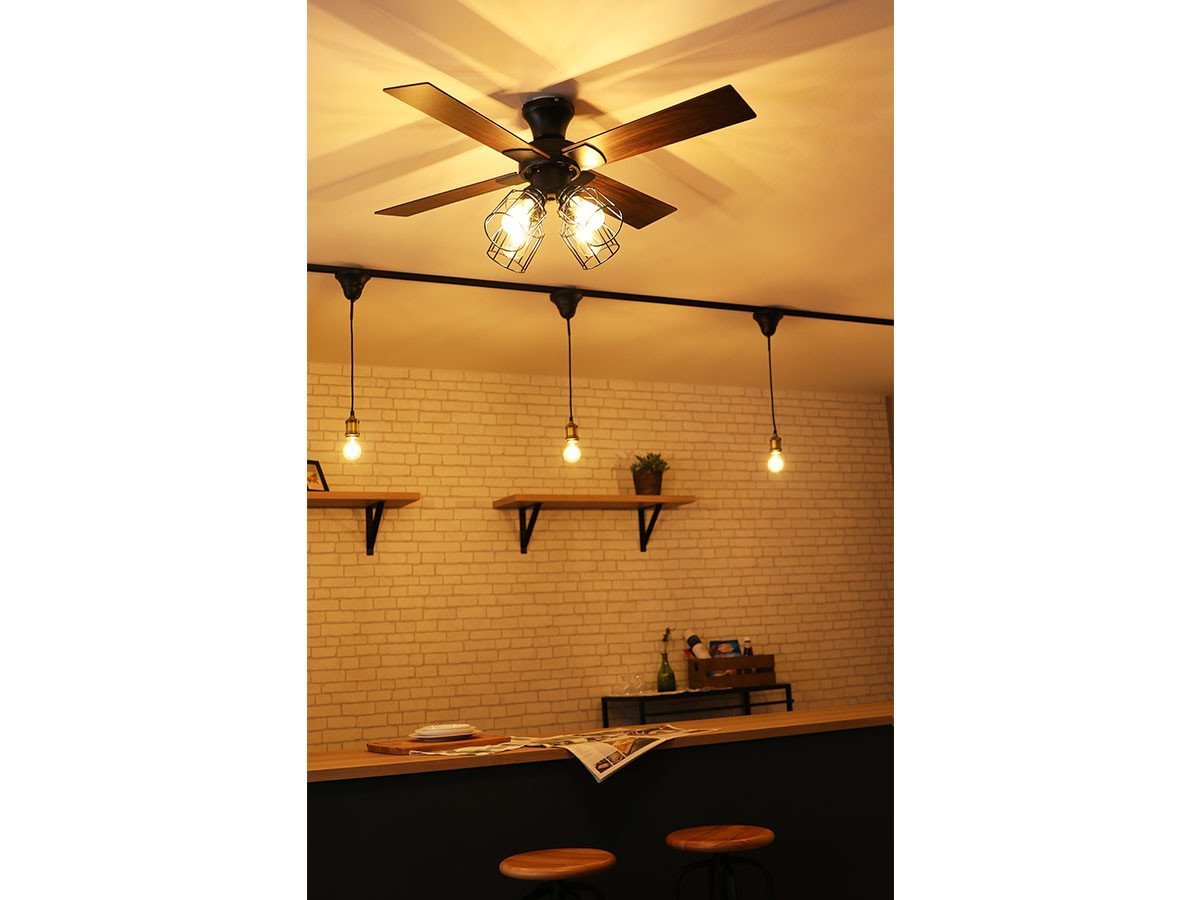 【フライミーパーラー/FLYMEe Parlor / GOODS】のCeiling Fan / シーリングファン #101364 人気、トレンドファッション・服の通販 founy(ファニー) 　パターン　Pattern, Design Print　ブレード　Braid, Decorative Trim　リバーシブル　Reversible, Two-Sided　冬　Winter / This Winter　送料無料　Free Shipping　夏　Summer　ホーム・キャンプ・アウトドア・お取り寄せ　Home Living / Home & Lifestyle / Camping Gear / Outdoor Camping　家具・インテリア　Home Furniture & Interior. Stylish & Functional Living Spaces　ライト・照明　Lamps & Lighting Fixtures　other-6|ID: prp329100004150801 ipo3291000000031470790