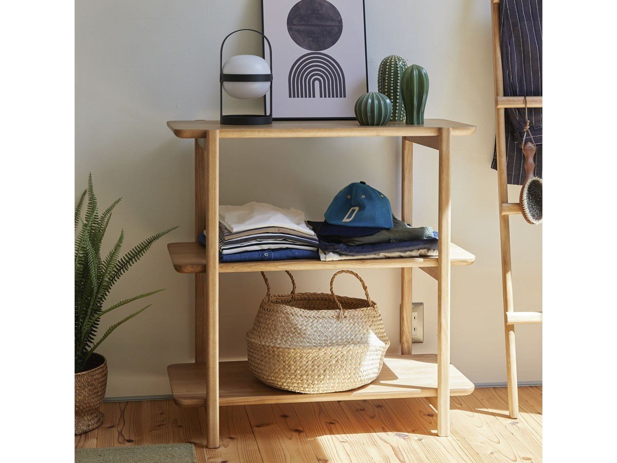 【ドアーズリビングプロダクツ/DOORS LIVING PRODUCTS / GOODS】のShelf 3 RW / シェルフ 3 ラバーウッド 人気、トレンドファッション・服の通販 founy(ファニー) 　ウッド　Wooden Design　バスケット　Basket, Basket Bag　フレーム　Frame, Outline　ラバー　Rubber, Rubber Sole　ホーム・キャンプ・アウトドア・お取り寄せ　Home Living / Home & Lifestyle / Camping Gear / Outdoor Camping　家具・インテリア　Home Furniture & Interior. Stylish & Functional Living Spaces　収納家具・キャビネット　Storage Furniture　シェルフ・オープンラック・収納棚　Open Shelf Rack　other-3|ID: prp329100004153249 ipo3291000000031470651