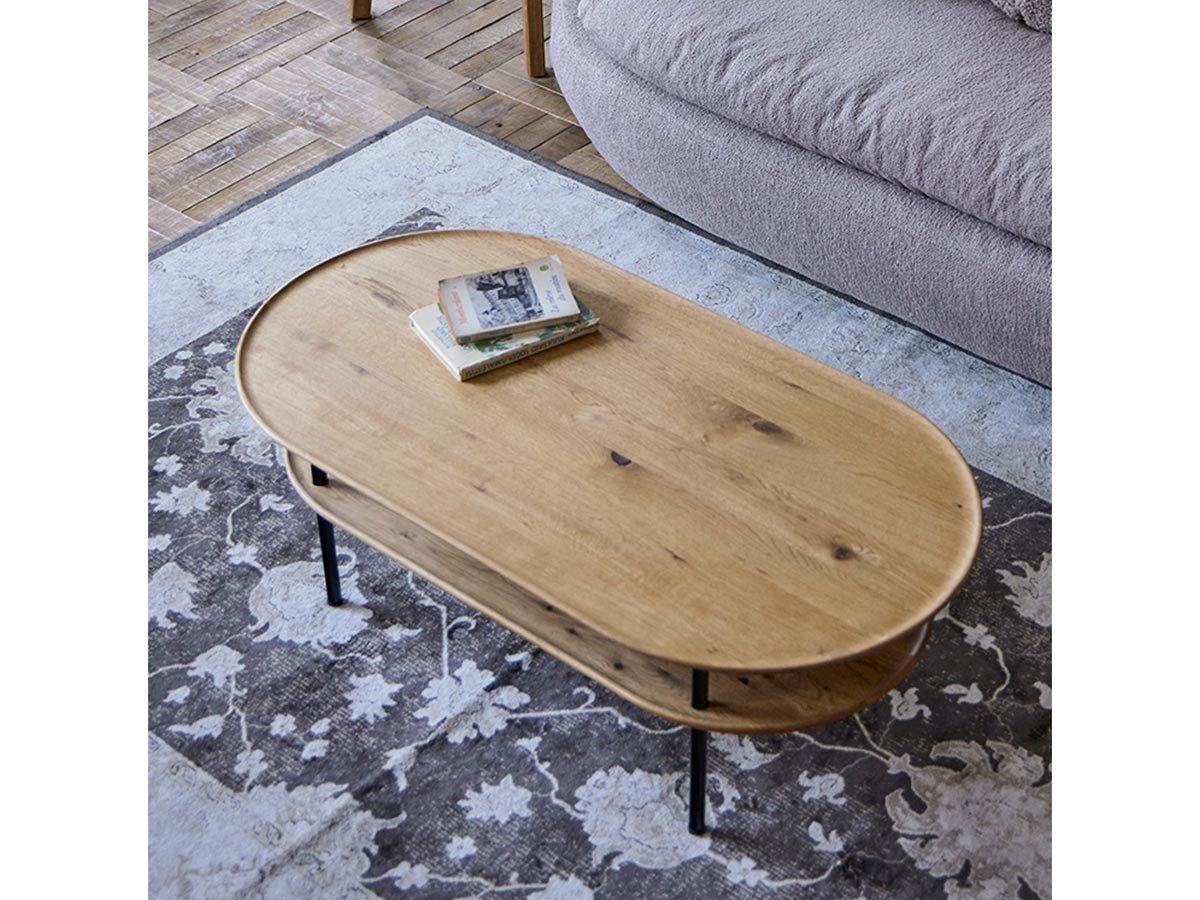 【イージーライフ/Easy Life / GOODS】のSERVO COFFEE TABLE / サーボ コーヒーテーブル オーバル 幅105cm インテリア・キッズ・メンズ・レディースファッション・服の通販 founy(ファニー) 　オーバル　Oval　シンプル　Simple　テーブル　Table　雑誌　Magazine　ホーム・キャンプ・アウトドア・お取り寄せ　Home,Garden,Outdoor,Camping Gear　家具・インテリア　Furniture　テーブル　Table　ローテーブル・センターテーブル　Low Table/Center Table　参考イメージ|ID: prp329100004153255 ipo3291000000028595300