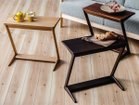 【フライミー ヴェール/FLYMEe vert / GOODS】のSIDE TABLE / サイドテーブル #117259 ウッド(左から時計周り):オーク(ナチュラル色)、メープル(ブラウン色)、オーク(ダークブラウン色)|ID:prp329100004157771