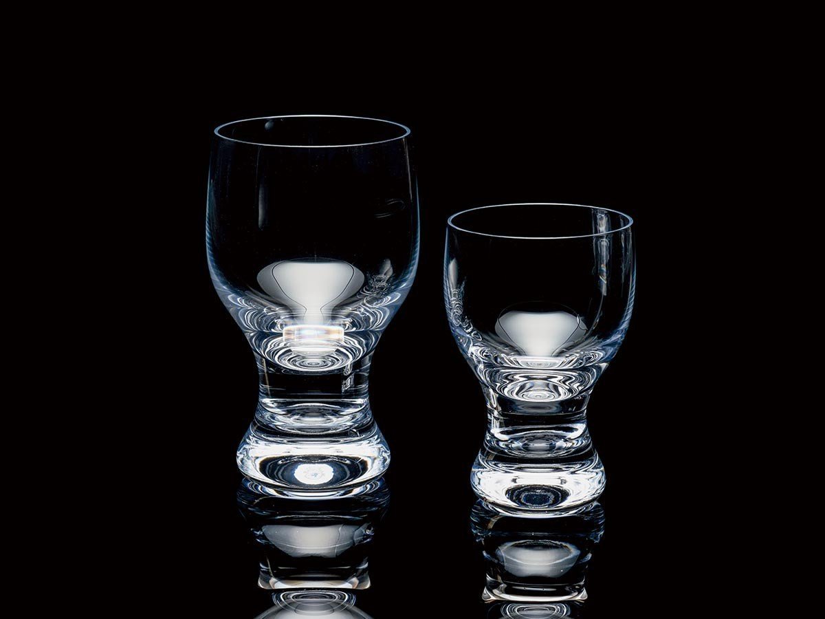 【廣田硝子/Hirota Glass / GOODS】のWine Glass L / 柳宗理 ワイングラス L インテリア・キッズ・メンズ・レディースファッション・服の通販 founy(ファニー) 　グラス　Glass　テーブル　Table　左:本商品、右:サイズ違いの「Sサイズ」|ID: prp329100004159995 ipo3291000000028703884