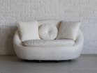 【ノル/NOR / CRASH GATE / GOODS】のSWIF SOFA / スイフ ソファ 3人掛け(ブークレ) 張地「ホイップ」参考イメージ|ID:prp329100004185944