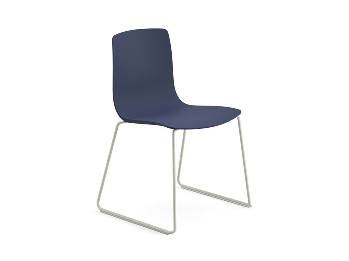 【アルペール/arper / GOODS】のAava 02 Armless Chair / アーバ 02 アームレスチェア スレッド脚 インテリア・キッズ・メンズ・レディースファッション・服の通販 founy(ファニー) 　送料無料　Free Shipping　クラシック　Classic, Timeless Style　フォルム　Silhouette, Form　ホーム・キャンプ・アウトドア・お取り寄せ　Home Living / Home & Lifestyle / Camping Gear / Outdoor Camping　家具・インテリア　Home Furniture & Interior. Stylish & Functional Living Spaces　チェア・椅子　Seating & Chairs　ダイニングチェア・木製チェア　Dining Chairs　シートネプチューンブルー、脚部スノーホワイト|ID: prp329100004204143 ipo3291000000033528807