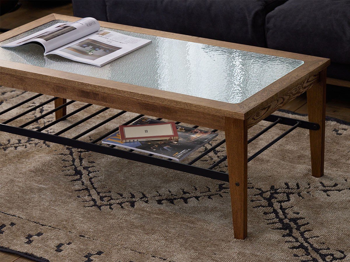 【イージーライフ/Easy Life / GOODS】のZINRO COFFEE TABLE / ジンロ コーヒーテーブル(ウォールナット) インテリア・キッズ・メンズ・レディースファッション・服の通販 founy(ファニー) 　ガラス　Glass　テーブル　Table　フレーム　Flame　ブランケット　Blanket　モザイク　Mosaic　雑誌　Magazine　ホーム・キャンプ・アウトドア・お取り寄せ　Home,Garden,Outdoor,Camping Gear　家具・インテリア　Furniture　テーブル　Table　ローテーブル・センターテーブル　Low Table/Center Table　参考イメージ|ID: prp329100004204150 ipo3291000000029127420