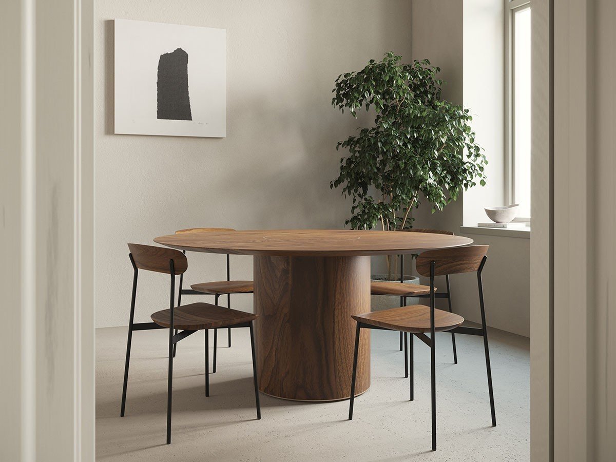 【ステラワークス/Stellar Works / GOODS】のCrawford Dining Table 1 Stone Top / クロフォード ダイニングテーブル 1 ストーントップ インテリア・キッズ・メンズ・レディースファッション・服の通販 founy(ファニー) 　エレガント 上品　Elegant　コレクション　Collection　ストーン　Stone　テーブル　Table　ラウンド　Round　皿　Dish　ホーム・キャンプ・アウトドア・お取り寄せ　Home,Garden,Outdoor,Camping Gear　家具・インテリア　Furniture　テーブル　Table　ダイニングテーブル　Dining Table　参考イメージ|ID: prp329100004209033 ipo3291000000029181418