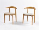 【テオリ/TEORI / GOODS】のF DINING CHAIR / エフ ダイニングチェア 左 / 張地:NC ベージュ(F1 ファブリック)、右 / 張地:レガート オフホワイト(F1 ソフ|ID:prp329100004210400