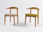 【テオリ/TEORI / GOODS】のF DINING CHAIR / エフ ダイニングチェア 左 / 張地:NC ベージュ(F1 ファブリック)、右 / 張地:スコーネ オリーブグリーン(F1|ID: prp329100004210400 ipo3291000000033182715
