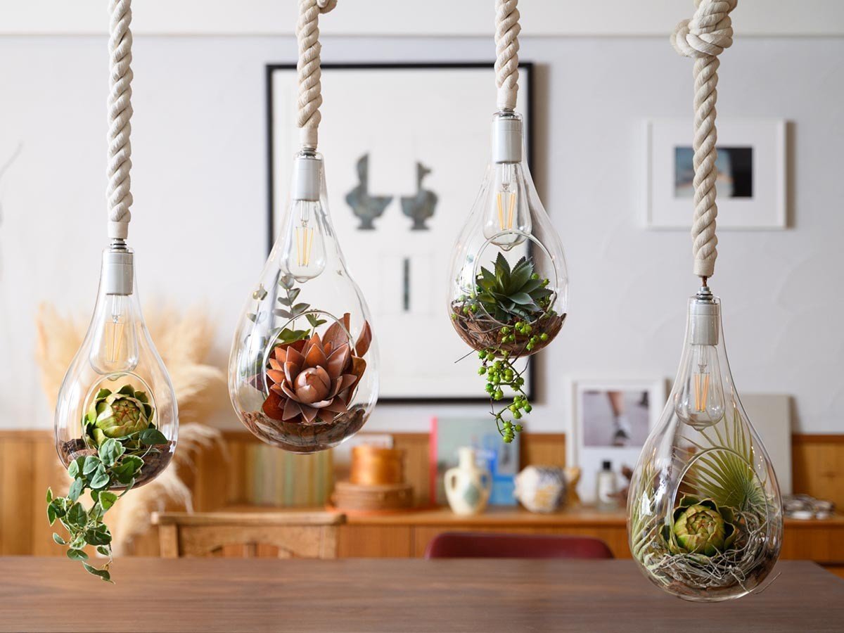 【フライミーパーラー/FLYMEe Parlor / GOODS】のBOTANIC Hanging light with FAKEGREEN / ボタニック ハンギングライト フェイクグリーン付 L / FGI 人気、トレンドファッション・服の通販 founy(ファニー) 　送料無料　Free Shipping　オーガニック　Organic Cotton　リアル　Real, Realistic　ホーム・キャンプ・アウトドア・お取り寄せ　Home Living / Home & Lifestyle / Camping Gear / Outdoor Camping　家具・インテリア　Home Furniture & Interior. Stylish & Functional Living Spaces　ライト・照明　Lamps & Lighting Fixtures　ペンダントライト・吊り下げ照明　Pendant Light / Hanging Light Fixture　other-2|ID: prp329100004214084 ipo3291000000031468010