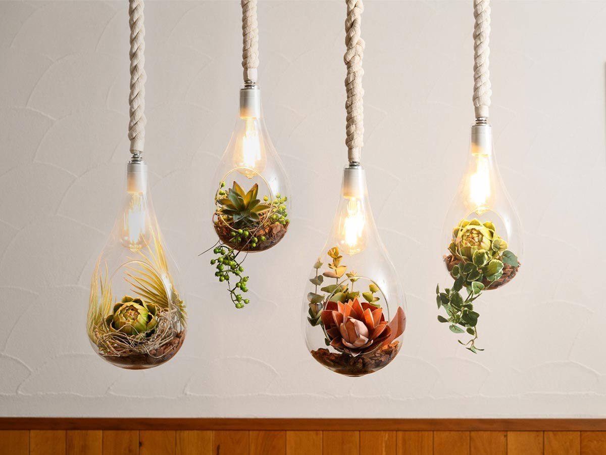 【フライミーパーラー/FLYMEe Parlor / GOODS】のBOTANIC Hanging light with FAKEGREEN / ボタニック ハンギングライト フェイクグリーン付 L / FGI 人気、トレンドファッション・服の通販 founy(ファニー) 　送料無料　Free Shipping　オーガニック　Organic Cotton　リアル　Real, Realistic　ホーム・キャンプ・アウトドア・お取り寄せ　Home Living / Home & Lifestyle / Camping Gear / Outdoor Camping　家具・インテリア　Home Furniture & Interior. Stylish & Functional Living Spaces　ライト・照明　Lamps & Lighting Fixtures　ペンダントライト・吊り下げ照明　Pendant Light / Hanging Light Fixture　other-3|ID: prp329100004214084 ipo3291000000031468011