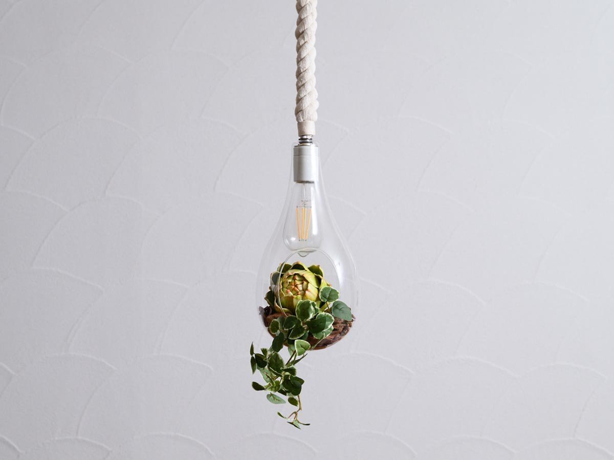 【フライミーパーラー/FLYMEe Parlor / GOODS】のBOTANIC Hanging light with FAKEGREEN / ボタニック ハンギングライト フェイクグリーン付 M / FGL 人気、トレンドファッション・服の通販 founy(ファニー) 　送料無料　Free Shipping　オーガニック　Organic Cotton　リアル　Real, Realistic　ホーム・キャンプ・アウトドア・お取り寄せ　Home Living / Home & Lifestyle / Camping Gear / Outdoor Camping　家具・インテリア　Home Furniture & Interior. Stylish & Functional Living Spaces　ライト・照明　Lamps & Lighting Fixtures　ペンダントライト・吊り下げ照明　Pendant Light / Hanging Light Fixture　other-6|ID: prp329100004214087 ipo3291000000031468029