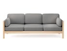 【カリモクニュースタンダード/KARIMOKU NEW STANDARD / GOODS】のCASTOR LOBBY SOFA PLUS 3-SEATER / キャストール ロビーソファ プラス 3シーター 張地:B776 ガンメタル(マハラム・メリット)|ID:prp329100004214088