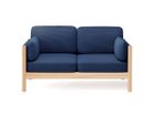 【カリモクニュースタンダード/KARIMOKU NEW STANDARD / GOODS】のCASTOR LOBBY SOFA PLUS 2-SEATER / キャストール ロビーソファー プラス 2シーター 張地:B775 オーシャン(マハラム・メリット)|ID:prp329100004214089