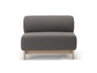 【カリモクニュースタンダード/KARIMOKU NEW STANDARD / GOODS】のELEPHANT SOFA 1-SEATER BENCH / エレファントソファー 1人掛 ベンチ 張地:B973 ウォームグレー(クヴァドラ・コーダ 2)、フレームペールナチュラル|ID: prp329100004214092 ipo3291000000030163391