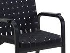 【アルテック/artek / GOODS】のARMCHAIR 45 / アームチェア 45(リネンウェビングテープ / レザーカバーアーム) アームレストは「レザーカバー(PRESTIGE ブラック)」仕様でのご用意となります。|ID:prp329100004215122