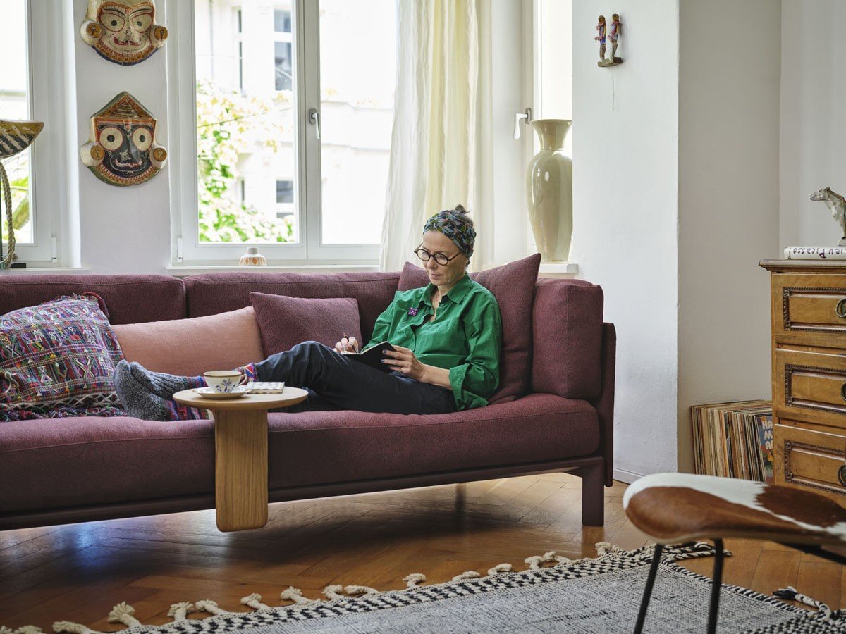 【ヴィトラ/Vitra / GOODS】のAnagram Sofa / アナグラム ソファ インテリア・キッズ・メンズ・レディースファッション・服の通販 founy(ファニー) 　テーブル　Table　ホーム・キャンプ・アウトドア・お取り寄せ　Home,Garden,Outdoor,Camping Gear　家具・インテリア　Furniture　ソファー　Sofa　張地:チェント 12 ダークレッドメランジュ(ファブリック F120)、ベース60 ダークボルドー、|ID: prp329100004216319 ipo3291000000030163120