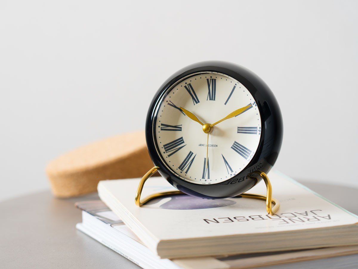 【フライミーアクセソワ/FLYMEe accessoire / GOODS】のARNE JACOBSEN Roman Classic Table Clock / アルネ・ヤコブセン ローマン クラシック テーブルクロック インテリア・キッズ・メンズ・レディースファッション・服の通販 founy(ファニー) 　送料無料　Free Shipping　クラシック　Classic, Timeless Style　テーブル　Table, Dining Table　別注　Limited Edition, Custom Order　時計　Watch, Wristwatch　ホーム・キャンプ・アウトドア・お取り寄せ　Home Living / Home & Lifestyle / Camping Gear / Outdoor Camping　家具・インテリア　Home Furniture & Interior. Stylish & Functional Living Spaces　その他 インテリア雑貨、家具　Home Decor & Furniture Extras　-|ID: prp329100004222680 ipo3291000000033286827