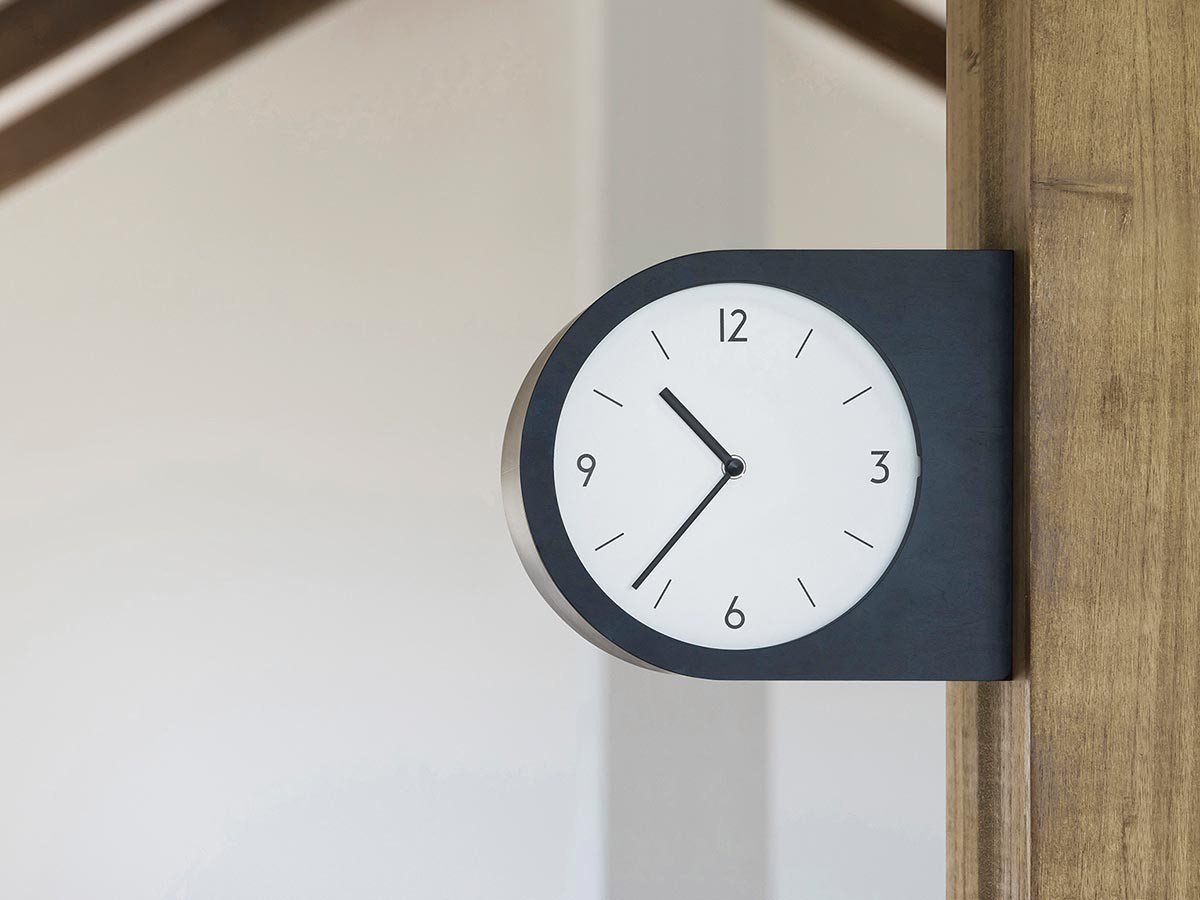【フライミーパーラー/FLYMEe Parlor / GOODS】のWall Clock / 壁掛け時計 #118105 インテリア・キッズ・メンズ・レディースファッション・服の通販 founy(ファニー) 　送料無料　Free Shipping　コンパクト　Compact, Small Size　シンプル　Simple, Minimal　フォルム　Silhouette, Form　時計　Watch, Wristwatch　ホーム・キャンプ・アウトドア・お取り寄せ　Home Living / Home & Lifestyle / Camping Gear / Outdoor Camping　家具・インテリア　Home Furniture & Interior. Stylish & Functional Living Spaces　その他 インテリア雑貨、家具　Home Decor & Furniture Extras　ブラック|ID: prp329100004230077 ipo3291000000030162760
