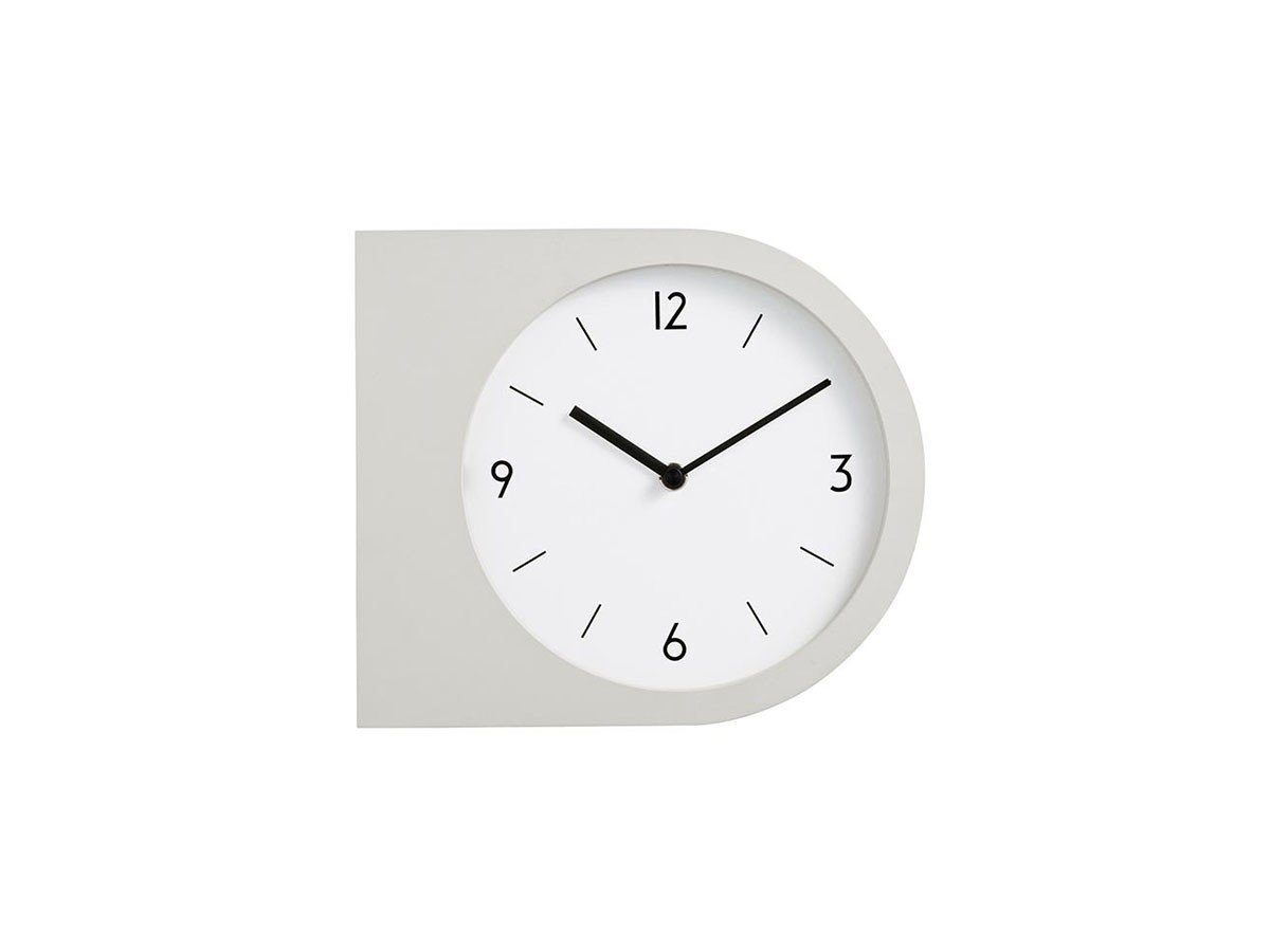 【フライミーパーラー/FLYMEe Parlor / GOODS】のWall Clock / 壁掛け時計 #118105 インテリア・キッズ・メンズ・レディースファッション・服の通販 founy(ファニー) 　送料無料　Free Shipping　コンパクト　Compact, Small Size　シンプル　Simple, Minimal　フォルム　Silhouette, Form　時計　Watch, Wristwatch　ホーム・キャンプ・アウトドア・お取り寄せ　Home Living / Home & Lifestyle / Camping Gear / Outdoor Camping　家具・インテリア　Home Furniture & Interior. Stylish & Functional Living Spaces　その他 インテリア雑貨、家具　Home Decor & Furniture Extras　グレー|ID: prp329100004230077 ipo3291000000035892426