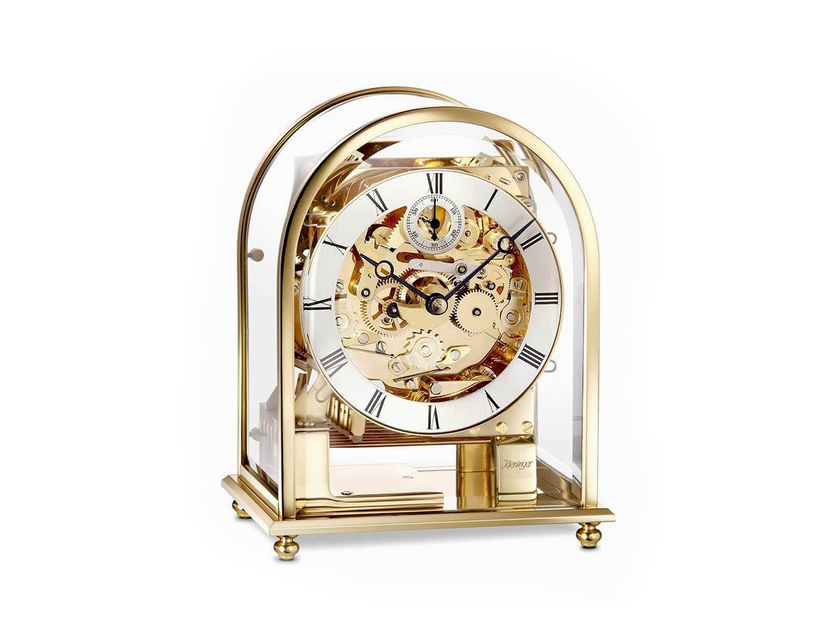 【キニンガー/Kieninger / GOODS】のTABLE CLOCK / テーブルクロック 1226-01-04 / 1226-02-04 インテリア・キッズ・メンズ・レディースファッション・服の通販 founy(ファニー) 　送料無料　Free Shipping　エレガント 上品　Elegant　ガラス　Glass　テーブル　Table　フロント　Front　モダン　Modern　時計　Clock　ホーム・キャンプ・アウトドア・お取り寄せ　Home,Garden,Outdoor,Camping Gear　家具・インテリア　Furniture　その他 インテリア雑貨、家具　Furniture, Interior, Others　ゴールド|ID: prp329100004233480 ipo3291000000030162389