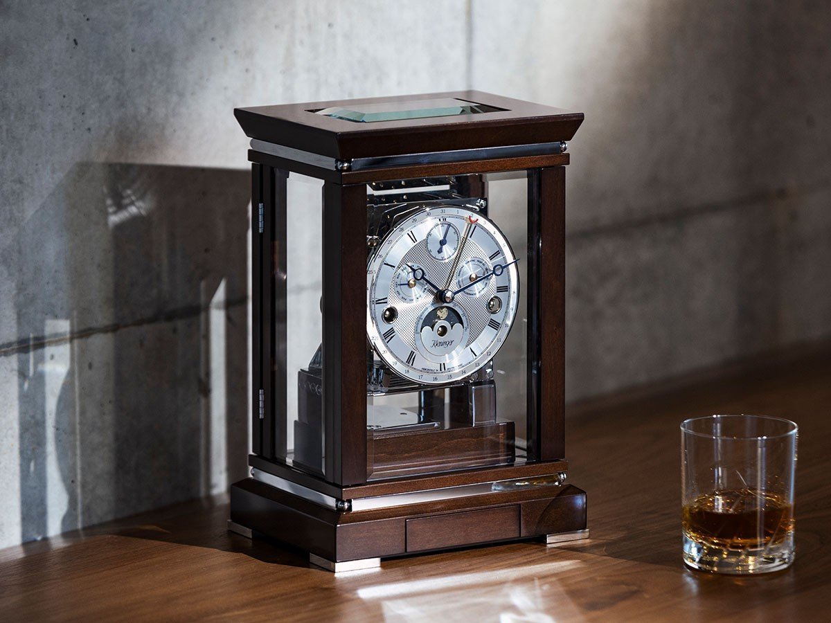 【キニンガー/Kieninger / GOODS】のTABLE CLOCK / テーブルクロック 1267-22-02 インテリア・キッズ・メンズ・レディースファッション・服の通販 founy(ファニー) 　ウッド　Wood　エレガント 上品　Elegant　クラシカル　Classical　テーブル　Table　時計　Clock　フレーム　Flame　送料無料　Free Shipping　ホーム・キャンプ・アウトドア・お取り寄せ　Home,Garden,Outdoor,Camping Gear　家具・インテリア　Furniture　その他 インテリア雑貨、家具　Furniture, Interior, Others　-|ID: prp329100004233481 ipo3291000000029341247