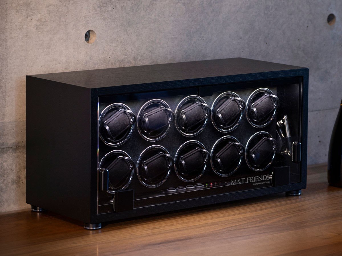 【エムアンドティーフレンズ/M&T FRIENDS / GOODS】のWATCH WINDER MT10 / ウォッチワインダー 10本巻 人気、トレンドファッション・服の通販 founy(ファニー) 　送料無料　Free Shipping　ウッド　Wood　ガラス　Glass　シンプル　Simple　ハンド　Hand　日本製　Made In Japan　時計　Clock　ホーム・キャンプ・アウトドア・お取り寄せ　Home,Garden,Outdoor,Camping Gear　家具・インテリア　Home Furniture & Interior. Stylish & Functional Living Spaces　その他 インテリア雑貨、家具　Furniture, Interior, Others　other-3|ID: prp329100004233489 ipo3291000000031467497