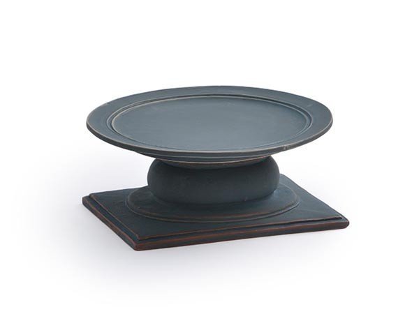 【ミシンポタリークリエーション/MISHIM POTTERY CREATION / GOODS】のStiLL round plate S + stand / スティル ラウンドプレート S + スタンド(藍墨茶) インテリア・キッズ・メンズ・レディースファッション・服の通販 founy(ファニー) 　アクセサリー　Accessories　アンティーク　Antique　スタンド　Stand　皿　Dish　テーブル　Table　ハンド　Hand　プレート　Plate　ラウンド　Round　送料無料　Free Shipping　-|ID: prp329100004239716 ipo3291000000029398356