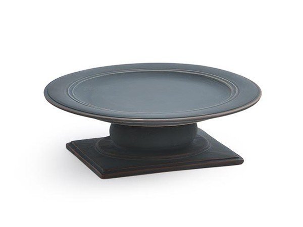 【ミシンポタリークリエーション/MISHIM POTTERY CREATION / GOODS】のStiLL round plate L + stand / スティル ラウンドプレート L + スタンド(藍墨茶) 人気、トレンドファッション・服の通販 founy(ファニー) 　アクセサリー　Accessories　アンティーク　Antique　シンプル　Simple　スタンド　Stand　皿　Dish　テーブル　Table　ハンド　Hand　プレート　Plate　ラウンド　Round　送料無料　Free Shipping　 other-1|ID: prp329100004239718 ipo3291000000030161939