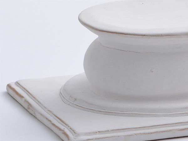 【ミシンポタリークリエーション/MISHIM POTTERY CREATION / GOODS】のStiLL oval plate + stand / スティル オーバルプレート + スタンド(胡粉) インテリア・キッズ・メンズ・レディースファッション・服の通販 founy(ファニー) 　アクセサリー　Fashion Accessories　アンティーク　Antique-Inspired　オーバル　Oval Design　スタンド　Stand Collar, Upright Stand　皿　Plate, Dish　テーブル　Table, Dining Table　デザート　Dessert, Sweet Treat　ハンド　Hand, Handmade　プレート　Plate, Dish　送料無料　Free Shipping　|ID: prp329100004239723 ipo3291000000035327591