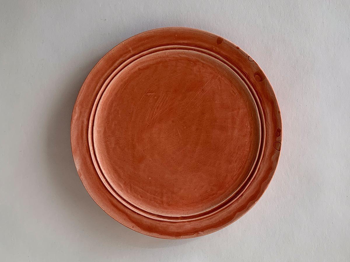 【ミシンポタリークリエーション/MISHIM POTTERY CREATION / GOODS】のStiLL round plate S / スティル ラウンドプレート S(薄緋) インテリア・キッズ・メンズ・レディースファッション・服の通販 founy(ファニー) アンティーク Antique-Inspired 皿 Plate, Dish テーブル Table, Dining Table ハンド Hand, Handmade プレート Plate, Dish ラウンド Round, Round Neck オイルの拭き取り洗浄後|ID: prp329100004239735 ipo3291000000035327640