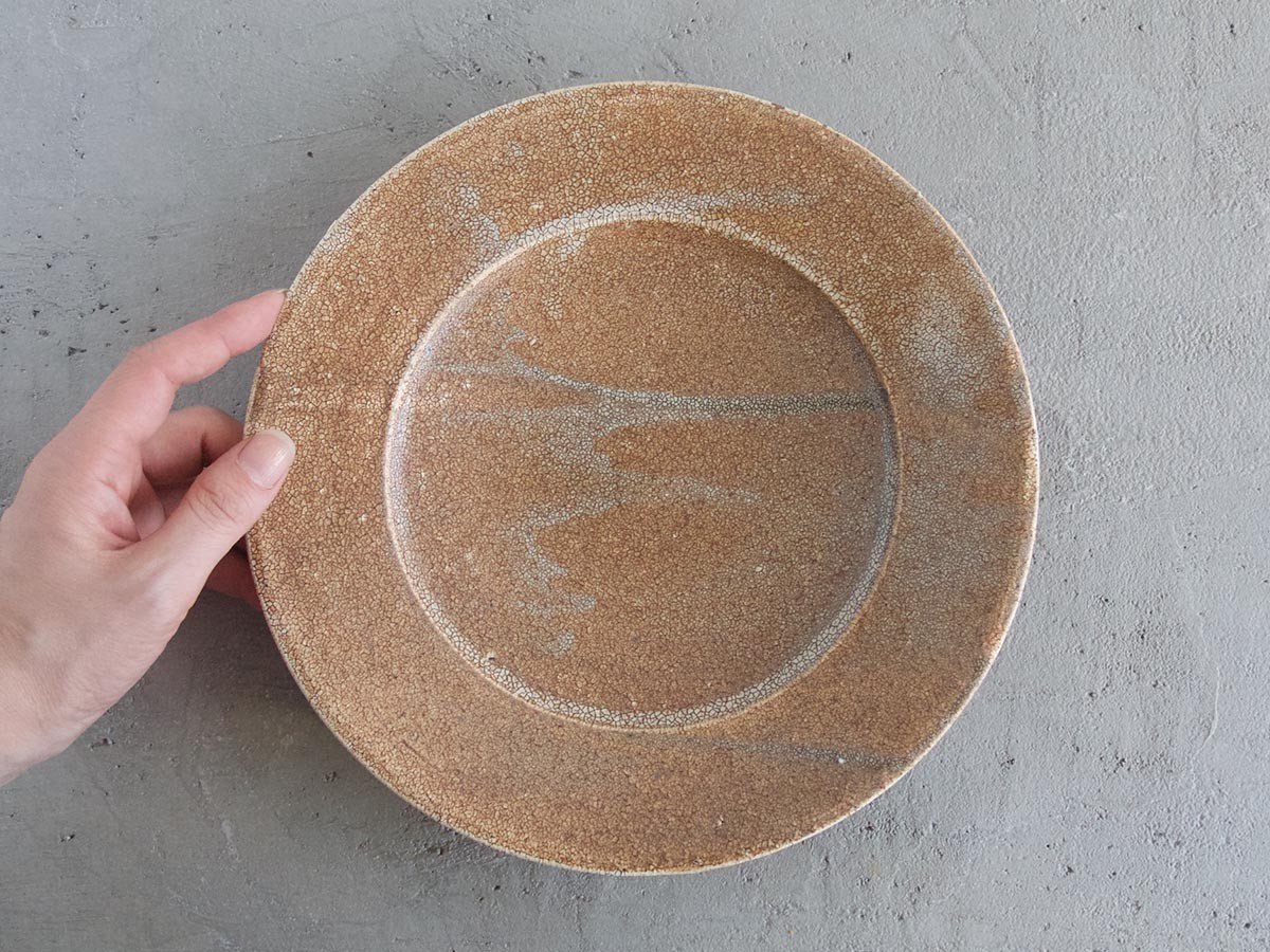 【ミシンポタリークリエーション/MISHIM POTTERY CREATION / GOODS】のfractal rim plate M sabi / フラクタル リムプレート M(サビ) インテリア・キッズ・メンズ・レディースファッション・服の通販 founy(ファニー) 　クラシカル　Classical, Vintage-Inspired　コレクション　Collection, Seasonal Line　シェイプ　Shape, Slim Fit　シンプル　Simple, Minimal　皿　Plate, Dish　テーブル　Table, Dining Table　フラット　Flat, Flat Shoes　プレート　Plate, Dish　|ID: prp329100004239749 ipo3291000000030162161