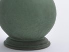【ミシンポタリークリエーション/MISHIM POTTERY CREATION / GOODS】のStiLL flowervase / スティル フラワーベース(千歳緑) 制作工程上、色を掛け流す際につく指跡や、絵の具の飛沫跡、細かな黒点(窯の中に残る鉄分が付着したもの)|ID:prp329100004239757