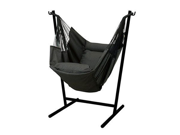 【コンフォルタ/KOMFORTA / GOODS】のKOMFORTA / コンフォルタ 自立式ハンモック(アウトドア / ツイル) インテリア・キッズ・メンズ・レディースファッション・服の通販 founy(ファニー) 　アウトドア　Outdoor Clothing　コンパクト　Compact, Small Size　軽量　Lightweight, Ultra Light　ツイル　Twist, Twisted Detail　ファブリック　Fabric, Textile　フレーム　Frame, Outline　リラックス　Relax, Relaxed Fit　送料無料　Free Shipping　ハンモックツイル チャコール、フレームブラック|ID: prp329100004246985 ipo3291000000035327702