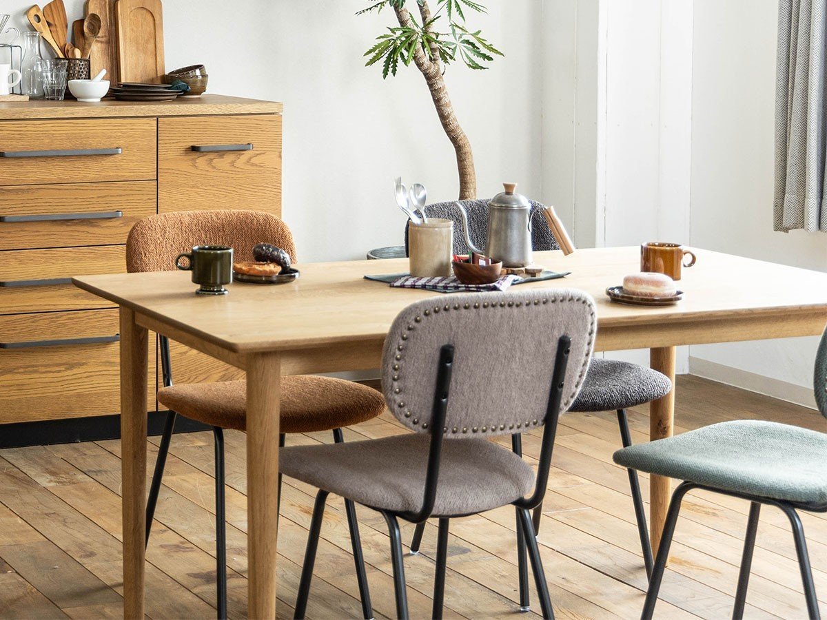 【イージーライフ/Easy Life / GOODS】のKORON TABLE / コロン ダイニングテーブル 幅135cm 人気、トレンドファッション・服の通販 founy(ファニー) 　おすすめ　Recommended / Our Picks　オイル　Body Oil　コンパクト　Compact, Small Size　シンプル　Simple, Minimal　テーブル　Table, Dining Table　ホーム・キャンプ・アウトドア・お取り寄せ　Home Living / Home & Lifestyle / Camping Gear / Outdoor Camping　家具・インテリア　Home Furniture & Interior. Stylish & Functional Living Spaces　テーブル　Dining, Coffee & Side Tables　ダイニングテーブル・食卓テーブル　Dining Tables　other-6|ID: prp329100004247003 ipo3291000000031466840