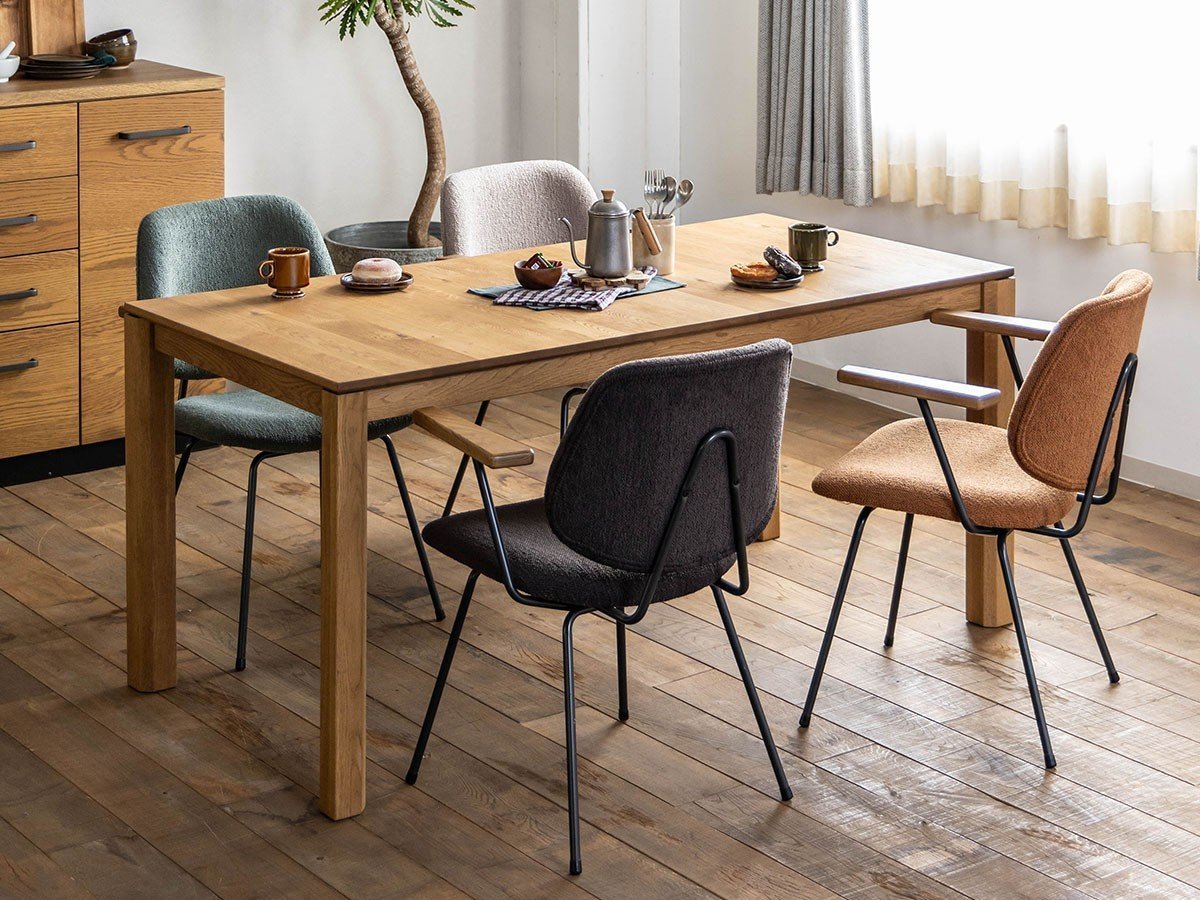 【イージーライフ/Easy Life / GOODS】のKAKUWA DINING TABLE / カクワ ダイニングテーブル 幅148cm インテリア・キッズ・メンズ・レディースファッション・服の通販 founy(ファニー) 　オイル　Oil　シンプル　Simple　テーブル　Table　ホーム・キャンプ・アウトドア・お取り寄せ　Home,Garden,Outdoor,Camping Gear　家具・インテリア　Furniture　テーブル　Table　ダイニングテーブル　Dining Table　参考イメージ|ID: prp329100004247006 ipo3291000000029467541