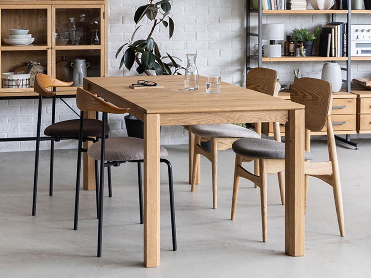 【イージーライフ/Easy Life / GOODS】のKAKUWA DINING TABLE / カクワ ダイニングテーブル 幅148cm インテリア・キッズ・メンズ・レディースファッション・服の通販 founy(ファニー) 　オイル　Oil　シンプル　Simple　テーブル　Table　ホーム・キャンプ・アウトドア・お取り寄せ　Home,Garden,Outdoor,Camping Gear　家具・インテリア　Furniture　テーブル　Table　ダイニングテーブル　Dining Table　参考イメージ|ID: prp329100004247006 ipo3291000000029467562