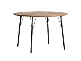 【イージーライフ/Easy Life / GOODS】 MEATH DINING TABLE / ミース ダイニングテーブル ラウンド天板(直径120cm)+ No.5脚(アイアン脚)人気、トレンドファッション・服の通販 founy(ファニー) オイル Oil コーティング Coating テーブル Table バランス Balance ベーシック Basic ラウンド Round ホーム・キャンプ・アウトドア・お取り寄せ Home,Garden,Outdoor,Camping Gear 家具・インテリア Furniture テーブル Table ダイニングテーブル Dining Table |ID:prp329100004247019