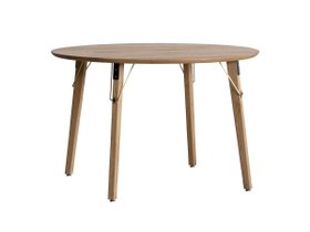 【イージーライフ/Easy Life / GOODS】 MEATH DINING TABLE / ミース ダイニングテーブル ラウンド天板(直径120cm)+ No.3脚(ブラス脚)人気、トレンドファッション・服の通販 founy(ファニー) オイル Oil コーティング Coating スタッズ Studs テーブル Table ビンテージ Vintage ベーシック Basic メタリック Metallic ラウンド Round ホーム・キャンプ・アウトドア・お取り寄せ Home,Garden,Outdoor,Camping Gear 家具・インテリア Furniture テーブル Table ダイニングテーブル Dining Table |ID:prp329100004247021