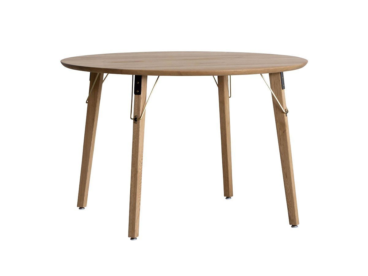 【イージーライフ/Easy Life / GOODS】のMEATH DINING TABLE / ミース ダイニングテーブル ラウンド天板(直径120cm)+ No.3脚(ブラス脚) 人気、トレンドファッション・服の通販 founy(ファニー) 　オイル　Body Oil　コーティング　Coating, Coated Finish　スタッズ　Studs, Metal Accents　テーブル　Table, Dining Table　ビンテージ　Vintage, Retro Style　ベーシック　Basic, Essential　メタリック　Metallic, Shiny Finish　ラウンド　Round, Round Neck　ホーム・キャンプ・アウトドア・お取り寄せ　Home Living / Home & Lifestyle / Camping Gear / Outdoor Camping　家具・インテリア　Home Furniture & Interior. Stylish & Functional Living Spaces　テーブル　Dining, Coffee & Side Tables　ダイニングテーブル・食卓テーブル　Dining Tables　 other-1|ID: prp329100004247021 ipo3291000000034686151