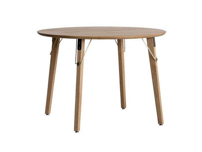 【イージーライフ/Easy Life / GOODS】のMEATH DINING TABLE / ミース ダイニングテーブル ラウンド天板(直径110cm)+ No.3脚(ブラス脚) インテリア・キッズ・メンズ・レディースファッション・服の通販 founy(ファニー) https://founy.com/ オイル Oil コーティング Coating スタッズ Studs テーブル Table ビンテージ Vintage ベーシック Basic メタリック Metallic ラウンド Round ホーム・キャンプ・アウトドア・お取り寄せ Home,Garden,Outdoor,Camping Gear 家具・インテリア Furniture テーブル Table ダイニングテーブル Dining Table |ID: prp329100004247027 ipo3291000000030161824